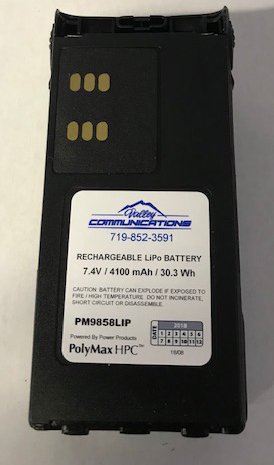 PolyMax PM9858LIP Battery Pack Rechargeable LiPo 7.4V/4100mAh